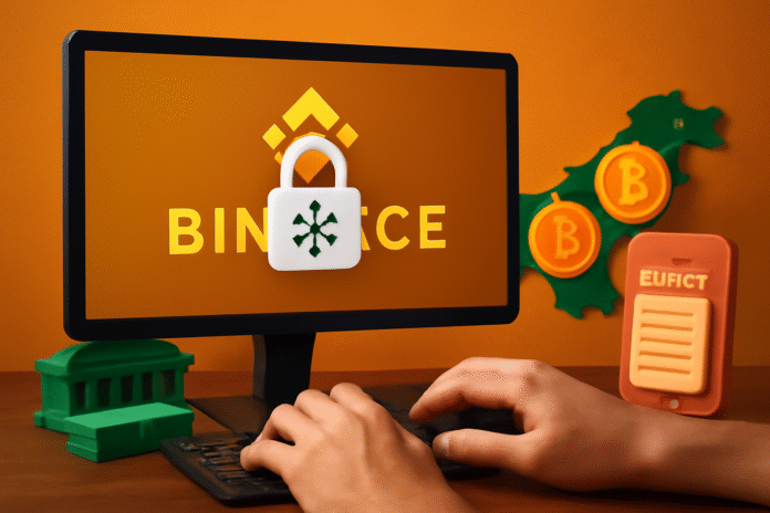 Binance Freezes